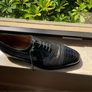 Men’s black dress shoes